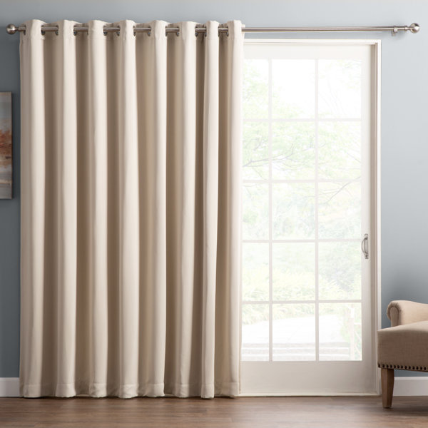 Discount Shop Wide Energy Efficient Sliding Patio Door Curtain Panel 100" x 84" Sage Green Fast